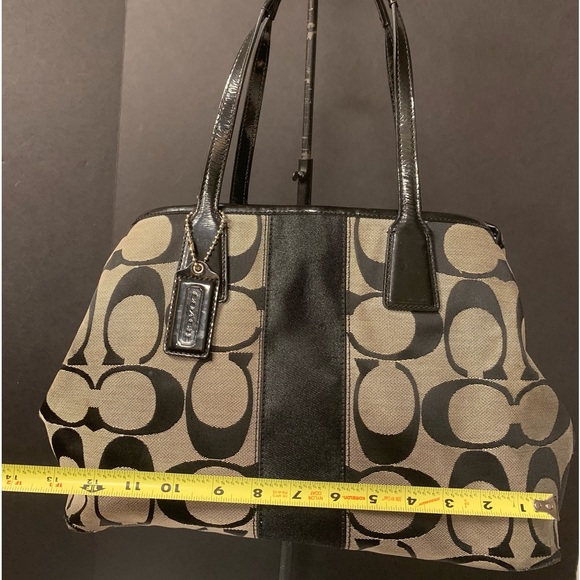 Coach Kisslock Signature Jaquard Tote - Picture 7 of 9